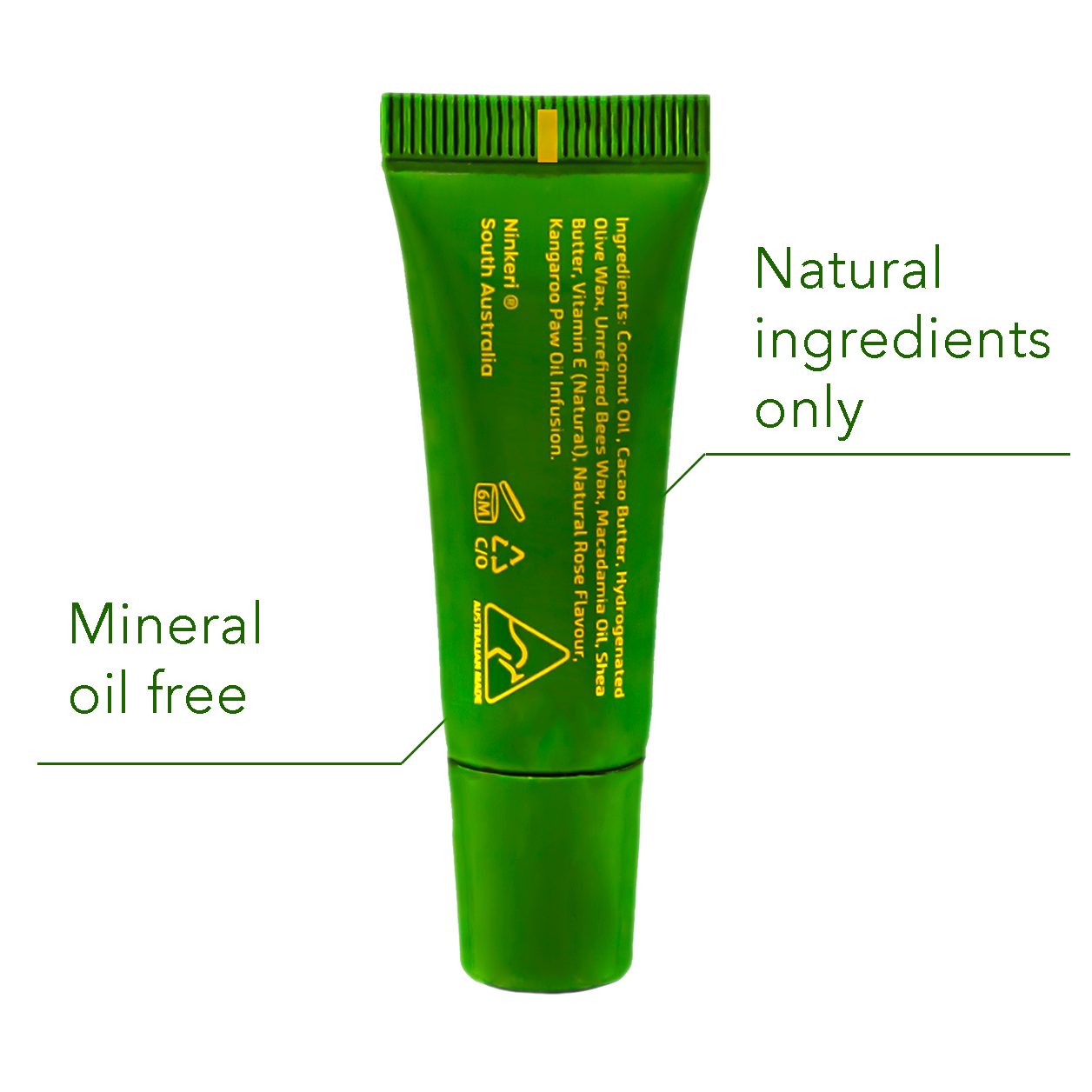 Natural Moisturising lip balm with Kangaroo Paw oil infusion, 10mL