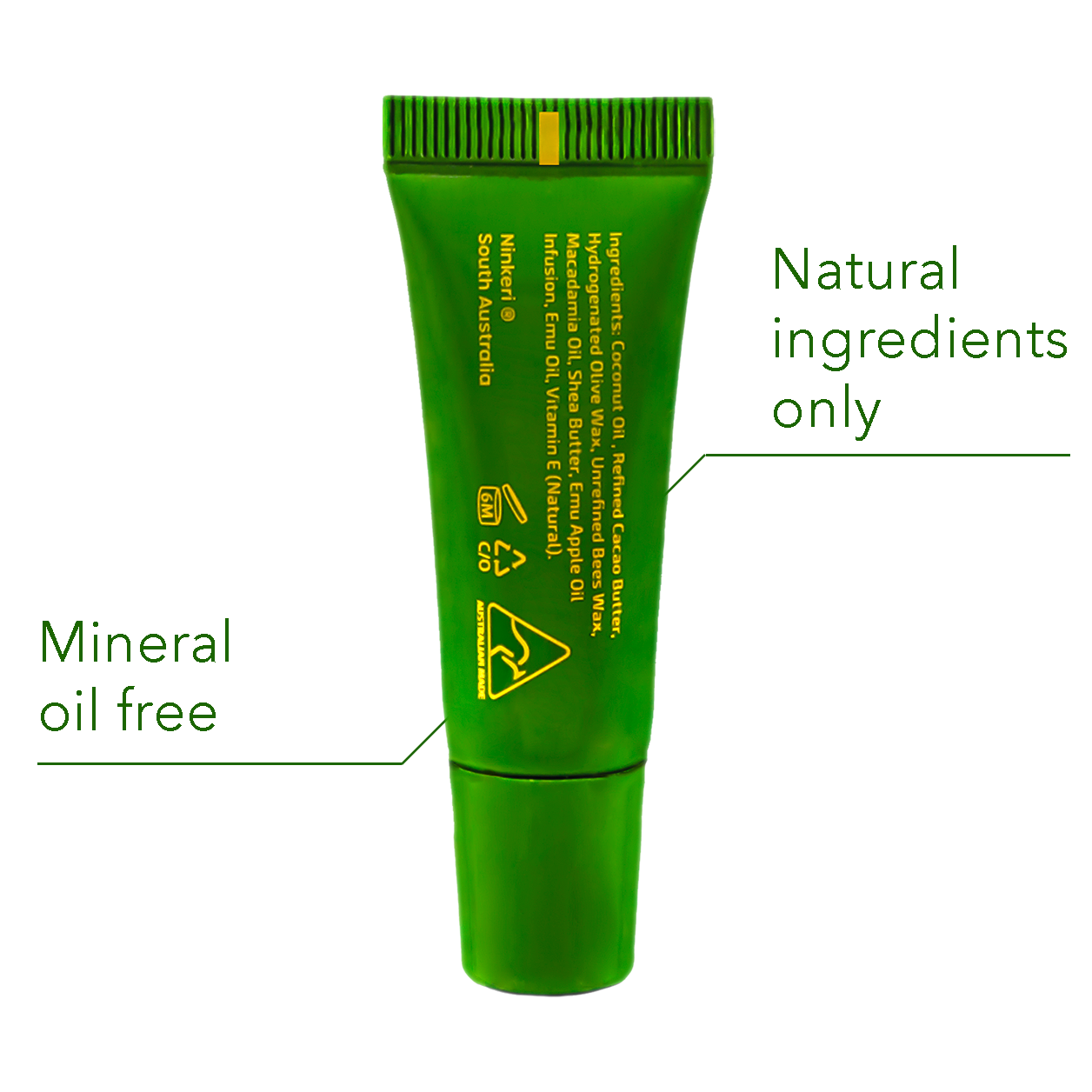 Natural Repairing lip balm with Emu oil, 10mL